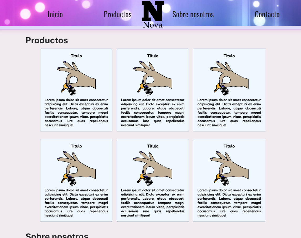 Pagina Artesanias Nova